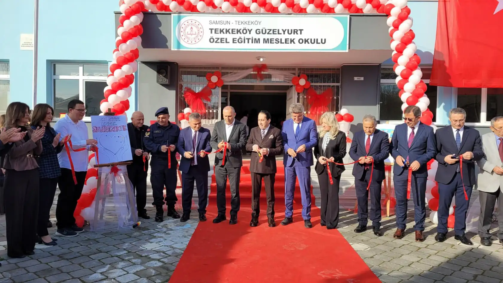 Tekkeköy Güzelyurt Özel Eğitim Meslek Okulu eğitim yılına başladı