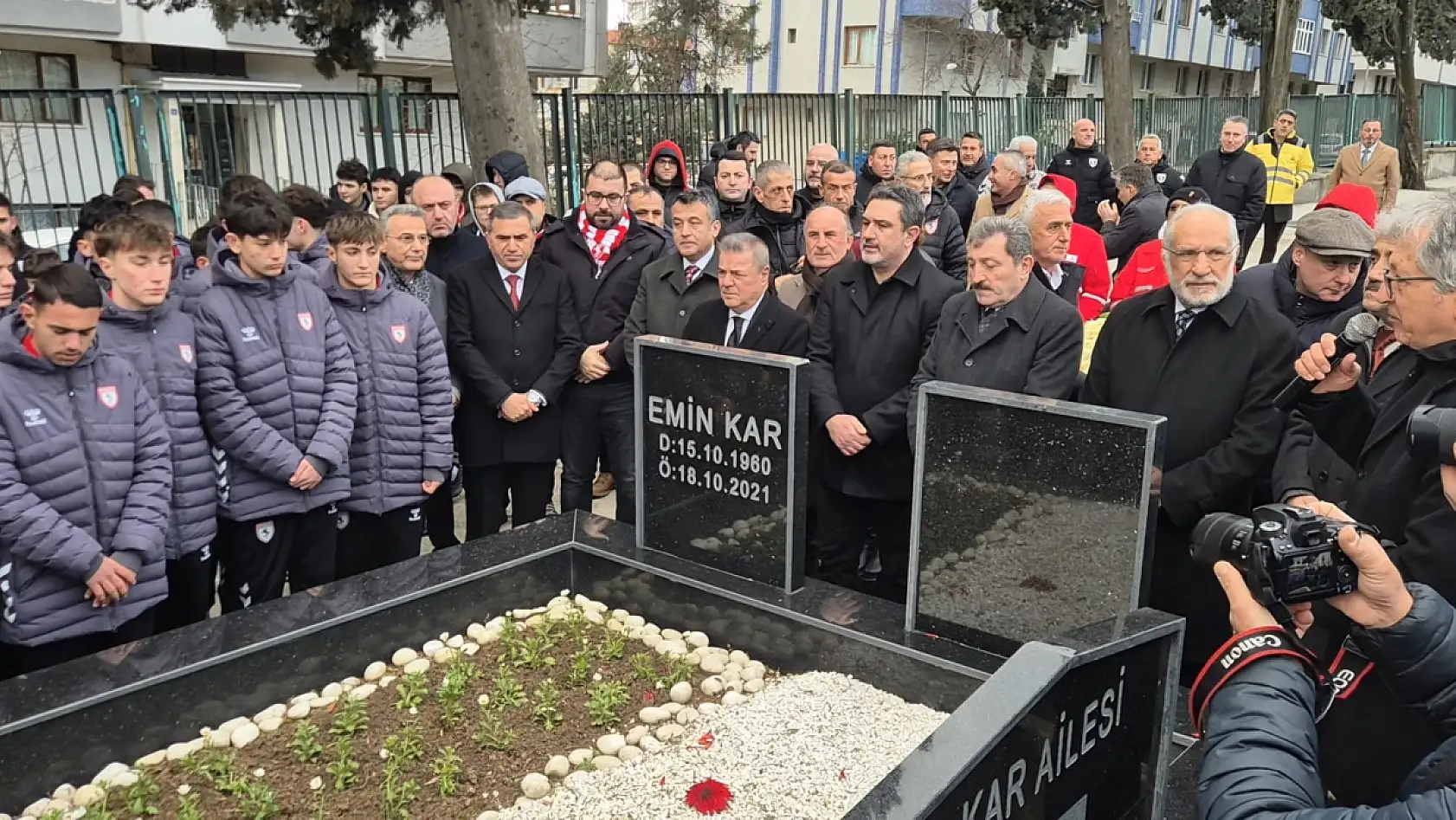Samsunspor futbol şehitlerini dualarla andı