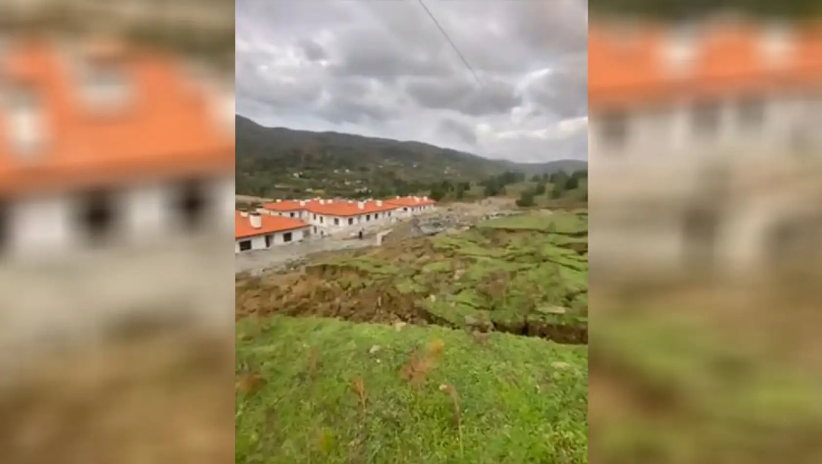 Sinop'ta TOKİ konutları bölgesinde heyelan iddiası!