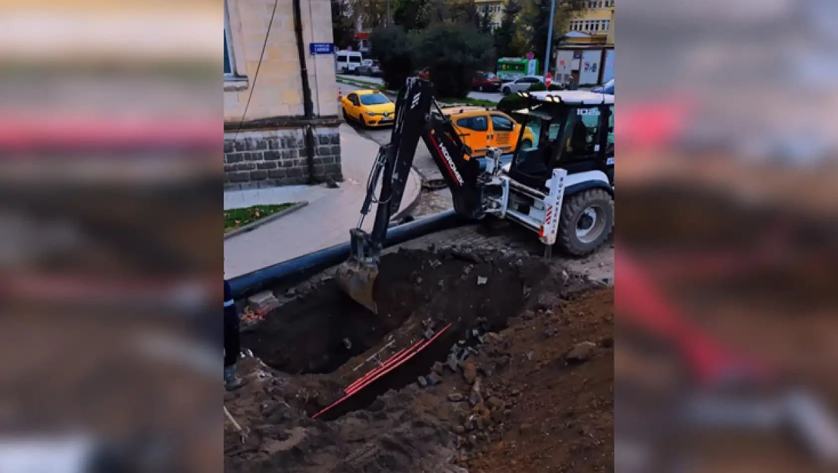 Çarşamba Doğu Yaka'da Boru Arızası