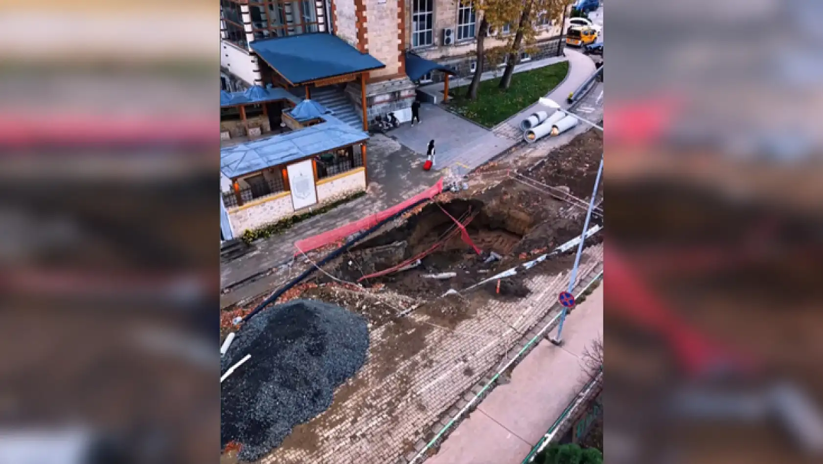 Çarşamba Doğu Yaka'da Boru Arızası