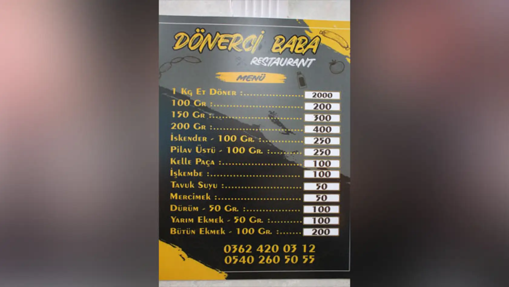 Samsun'da Et Dönere Yeni ve Ekonomik Tat: Dönerci Baba