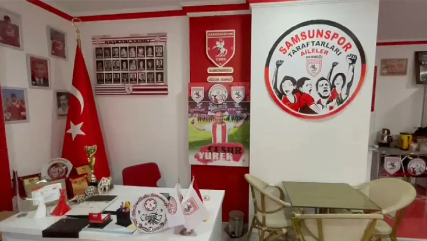 650 metre kumaşla hazırlanan Samsunspor bayrağı tribünleri süsleyecek