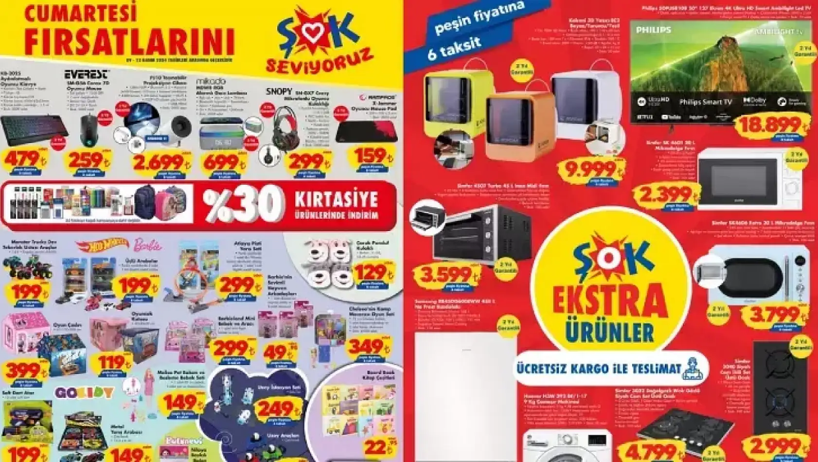 12 Kasım ŞOK aktüel kataloğu! Buharlı temizlik makinesi ŞOK'ta!