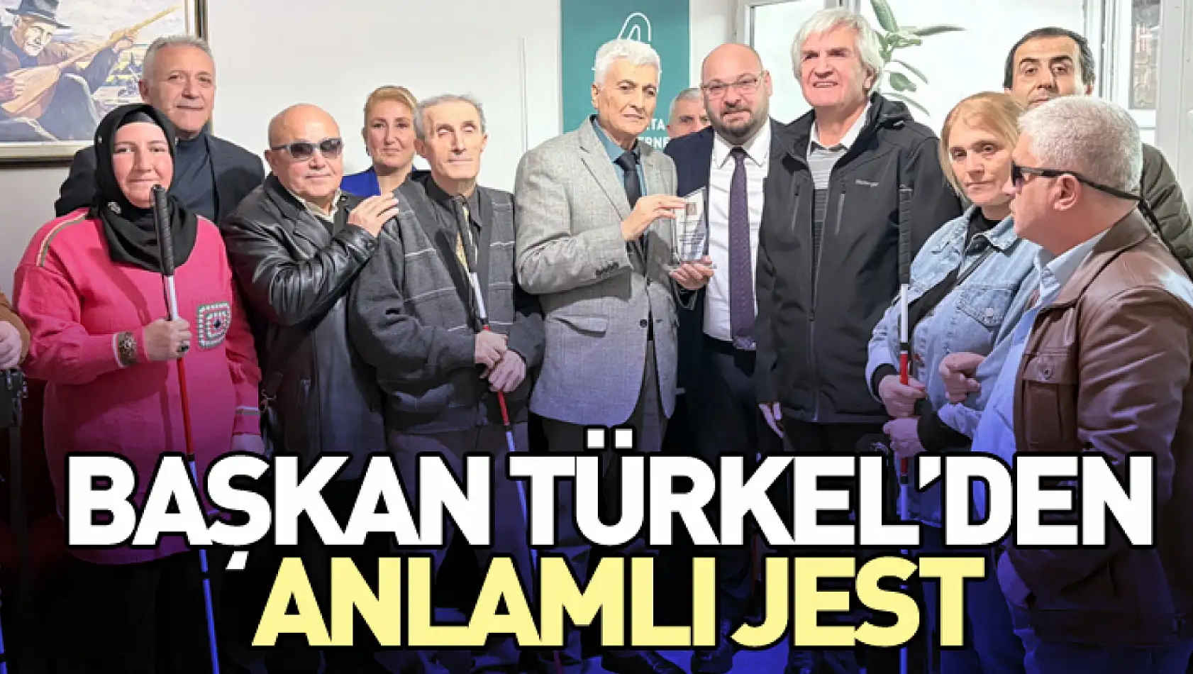 Başkan Türkel'den anlamlı jest