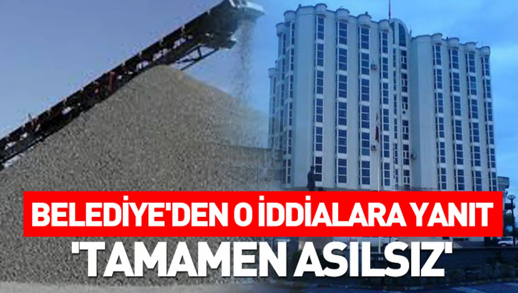 Belediye'den o iddialara yanıt: 'Tamamen Asılsız'