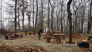 Tongel Dağı'nda Mesire Alanı Çalışmaları Sürüyor