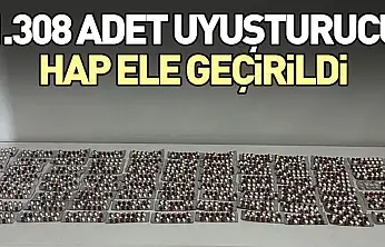 1.308 Adet Uyuşturucu Hap Ele Geçirildi
