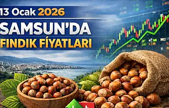 13 Ocak 2026 Samsun'da Fındık Fiyatları