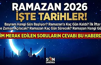 2026 Ramazan : Hangi Gün Başlıyor? Ramazan'a Kaç Gün Kaldı? İlk İftar Ne Zaman Açılacak? Ramazan Kaç Gün Sürecek? İşte Tarihler…