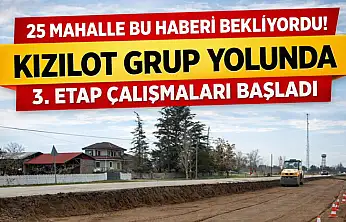 25 mahalle bu haberi bekliyordu! Kızılot Grup Yolunda 3. Etap çalışmalar başladı