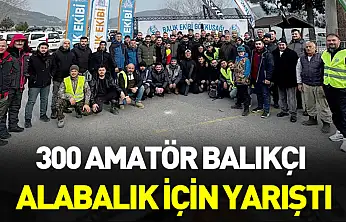 300 amatör balıkçı alabalık için yarıştı