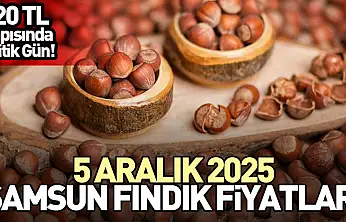 5 Aralık 2025 Samsun Fındık Fiyatları