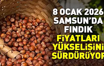 8 Ocak 2026 Samsun'da Fındık Fiyatları yükselişini sürdürüyor