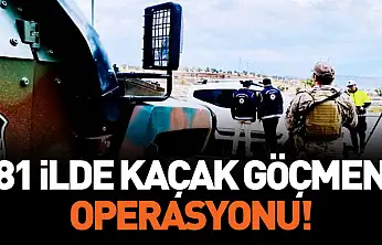 81 İlde düzensiz göçe büyük denetim