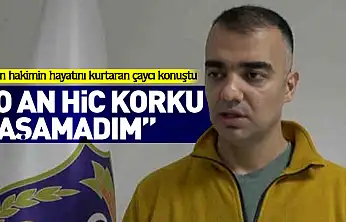 Adliyede facianın önüne geçen çaycı o anları anlattı