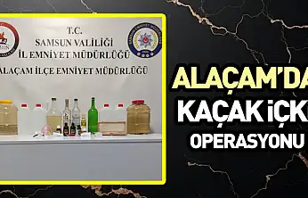 Alaçam'da Kaçak İçki Operasyonu: 1 Gözaltı