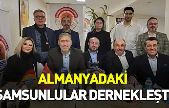 Almanya'daki Samsunlular dernekleşti