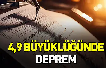 Antalya'da 4,9 büyüklüğünde deprem