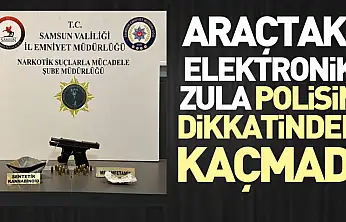 Araçtaki Elektronik Zula Polisin Dikkatinden Kaçmadı