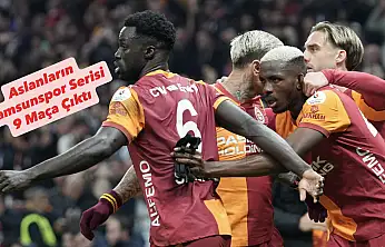 Aslanların Samsunspor Serisi 9 Maça Çıktı