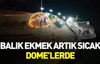 Atakum'da Soğuğa Karşı Balık Ekmek Keyfi: Sobalı Şeffaf Dome'ler Hizmete Girdi