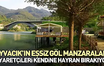 Ayvacık'ın Eşsiz Göl Manzaraları Ziyaretçileri Kendine Hayran Bırakıyor