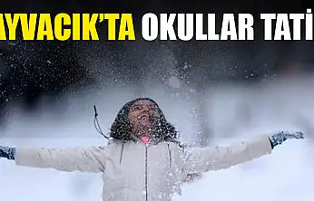 Ayvacık'ta okullar tatil