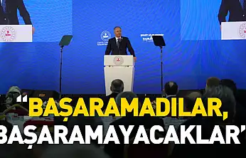 Bakan Yerlikaya: 'Başaramadılar, başaramayacaklar'
