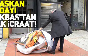 Başkan adayı Akbaş'tan ilk icraat!