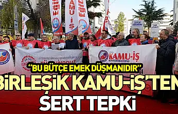 Birleşik Kamu-İş'ten Sert Tepki: 'Bu Bütçe Emek Düşmanıdır'