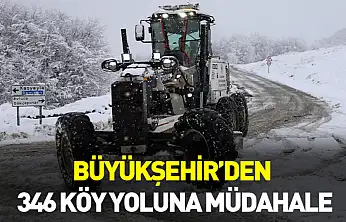 Büyükşehir'den 346 köy yoluna müdahale