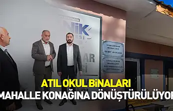 Canik'te atıl okul binaları mahalle konağına dönüştürülüyor