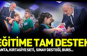 Canik'ten eğitime tam destek: Çanta, kırtasiye seti, burs..