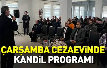 Çarşamba Cezaevinde Kandil Programı