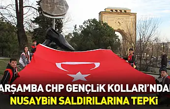 Çarşamba CHP Gençlik Kolları'ndan Nusaybin Saldırılarına Tepki