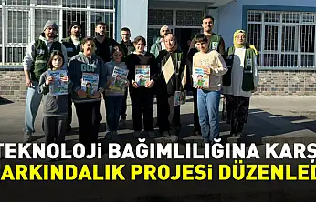 Çarşamba'da teknoloji bağımlılığına karşı farkındalık projesi düzenledi