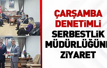 Çarşamba Denetimli Serbestlik Müdürlüğüne ziyaret