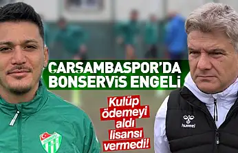 Çarşambaspor'da Bonservis Engeli
