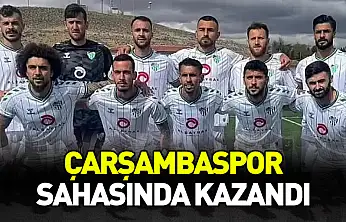 Çarşambaspor sahasında kazandı