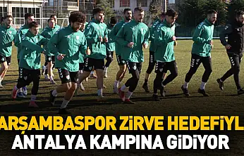 Çarşambaspor zirve hedefiyle Antalya kampına gidiyor