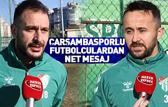 Çarşambasporlu Futbolculardan Net Mesaj