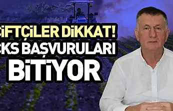 Çiftçiler dikkat! ÇKS başvuruları bitiyor