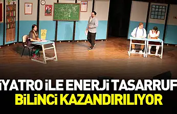 Çocuklara tiyatro ile enerji tasarrufu bilinci kazandırılıyor