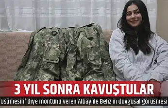 Depremzede Beliz ile Montunu Veren Albayın Buluşması Duygulandırdı