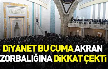 Diyanet bu cuma akran zorbalığına dikkat çekti