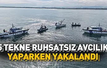 Dronla tespit edilen kaçak midye avcılarına 472 bin lira ceza