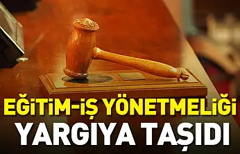 Eğitim-İş yönetmeliği yargıya taşıdı