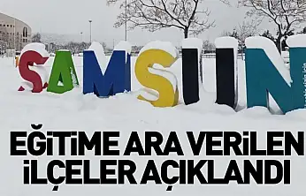 Eğitime Ara Verilen İlçeler Açıklandı