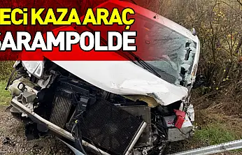 Feci Kaza Araç Şarampolde